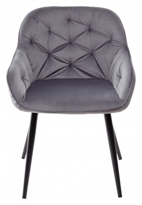 Стул BREEZE BLUVEL-14 GREY, велюр / черный каркас М-City в Лесном - lesnoy.mebel24.online | фото 5
