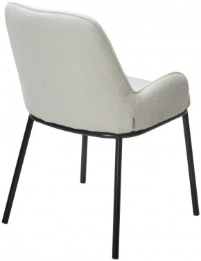 Стул BRIO CATO-01 Белый, фактурная ткань / черный каркас, ®DISAUR в Лесном - lesnoy.mebel24.online | фото 5