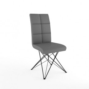 Стул черный Лотос KV серый матовый-800м 1-кат черный в Лесном - lesnoy.mebel24.online | фото