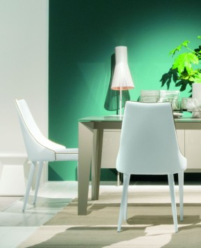 Стул CLARA 40.11 (TR505 white with sand cordonet, экокожа) в Лесном - lesnoy.mebel24.online | фото 2