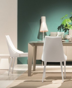 Стул CLARA 40.11 (TR505 white with sand cordonet, экокожа) в Лесном - lesnoy.mebel24.online | фото 3