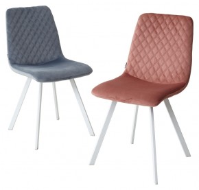 Стул DAIQUIRI BLUVEL-52 PINK / белый каркас, велюр М-City в Лесном - lesnoy.mebel24.online | фото 2