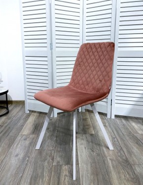 Стул DAIQUIRI BLUVEL-52 PINK / белый каркас, велюр М-City в Лесном - lesnoy.mebel24.online | фото 7