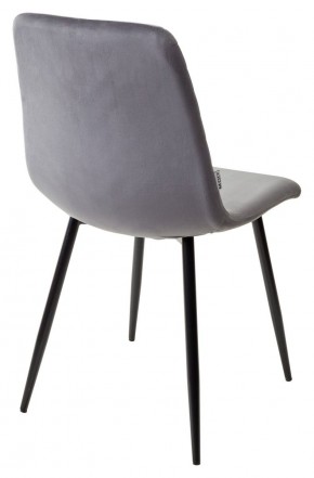 Стул DUKE BLUVEL-14 GREY, велюр / черный каркас М-City в Лесном - lesnoy.mebel24.online | фото 3