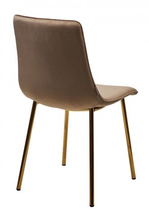Стул ELLI BLUVEL-40 Бежевый, велюр / золотой каркас М-City в Лесном - lesnoy.mebel24.online | фото 2