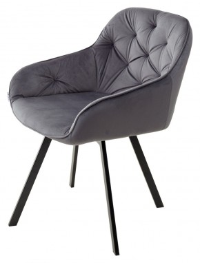 Стул GALE 360 град. поворот. BLUVEL-14 GREY, велюр/ черный каркас, М-City в Лесном - lesnoy.mebel24.online | фото 5