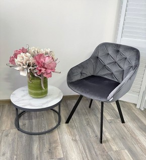 Стул GALE 360 град. поворот. BLUVEL-14 GREY, велюр/ черный каркас, М-City в Лесном - lesnoy.mebel24.online | фото 8
