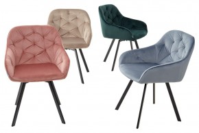 Стул GALE 360 град. поворот. BLUVEL-40 BEIGE, велюр/ черный каркас, М-City в Лесном - lesnoy.mebel24.online | фото 3