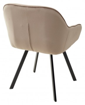 Стул GALE 360 град. поворот. BLUVEL-40 BEIGE, велюр/ черный каркас, М-City в Лесном - lesnoy.mebel24.online | фото 4