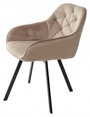 Стул GALE 360 град. поворот. BLUVEL-40 BEIGE, велюр/ черный каркас, М-City в Лесном - lesnoy.mebel24.online | фото 5