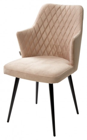 Стул HERMAN 360 град. БЕЖЕВЫЙ #5, велюр / черный каркас М-City в Лесном - lesnoy.mebel24.online | фото