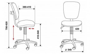 Стул компьютерный Бюрократ CH-204NX/26-28 черный в Лесном - lesnoy.mebel24.online | фото
