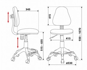 Стул компьютерный KD-4-F/TW-96-1 в Лесном - lesnoy.mebel24.online | фото 4