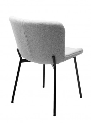 Стул RIYA UF992-01 Белый, teddy / черный каркас М-City в Лесном - lesnoy.mebel24.online | фото 2