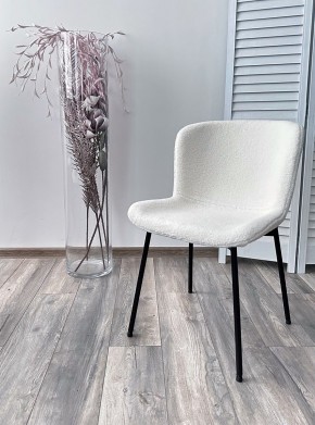 Стул RIYA UF992-01 Белый, teddy / черный каркас М-City в Лесном - lesnoy.mebel24.online | фото 3