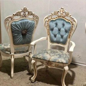 Стул Роза с каретной стяжкой и подлокотниками в Лесном - lesnoy.mebel24.online | фото