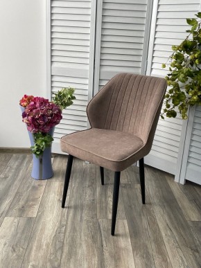 Стул VENA, цвет B5 Капучино, велюр / черный каркас М-City в Лесном - lesnoy.mebel24.online | фото 2