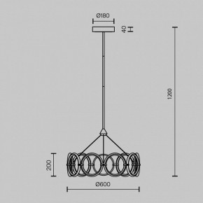 Светильник на штанге Maytoni Link MOD357PL-L40BS3K в Лесном - lesnoy.mebel24.online | фото 5