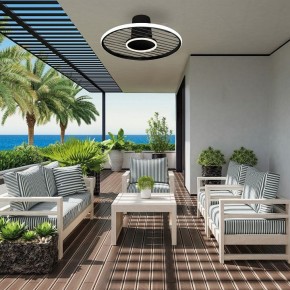Светильник с вентилятором Mantra Soho 8721 в Лесном - lesnoy.mebel24.online | фото 2