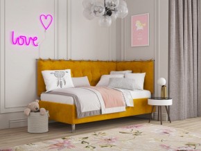 СВЕТЛАНА 3 Кровать угловая (Горчичный) в Лесном - lesnoy.mebel24.online | фото
