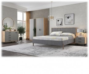 СВЕТЛАНА LOFT Спальный гарнитур (модульный) (дуб золотой/серый) в Лесном - lesnoy.mebel24.online | фото