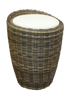 Табурет с местом для хранения LM-1100Rattan, кремовый в Лесном - lesnoy.mebel24.online | фото