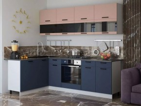 ТЕХНО Кухонный гарнитур угловой 2,4х1,6 м Компоновка №4 в Лесном - lesnoy.mebel24.online | фото