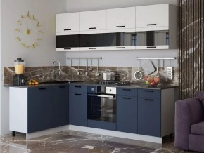 ТЕХНО Кухонный гарнитур угловой 2,4х1,6 м Компоновка №4 в Лесном - lesnoy.mebel24.online | фото 2