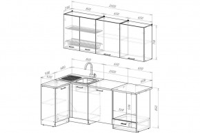 ТЕРЦИЯ Кухонный гарнитур Стандарт (1600 мм) в Лесном - lesnoy.mebel24.online | фото 2