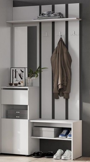 Токио Вешалка с зеркалом в Лесном - lesnoy.mebel24.online | фото 4