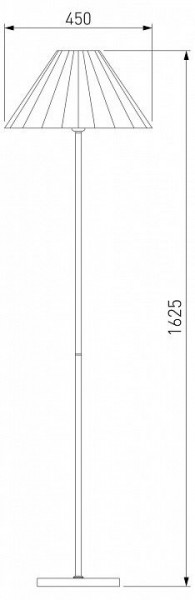 Торшер Eurosvet Peony 01133/1 хром/графит в Лесном - lesnoy.mebel24.online | фото 3