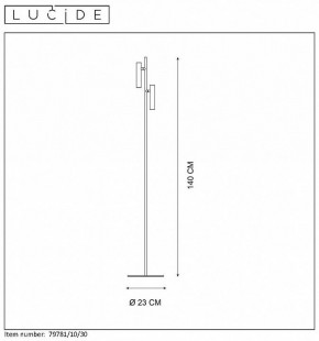 Торшер Lucide Philon 79781/10/30 в Лесном - lesnoy.mebel24.online | фото 4