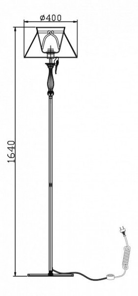 Торшер Maytoni Bird ARM013-22-W в Лесном - lesnoy.mebel24.online | фото 8