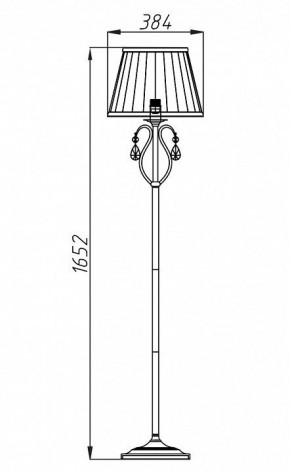 Торшер Maytoni Brionia ARM172-11-G в Лесном - lesnoy.mebel24.online | фото 2