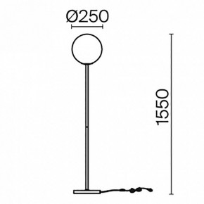Торшер Maytoni Ring MOD013FL-01BS в Лесном - lesnoy.mebel24.online | фото 4