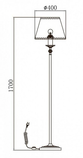 Торшер Maytoni Soffia RC093-FL-01-R в Лесном - lesnoy.mebel24.online | фото 3