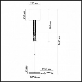 Торшер Odeon Light Nicole 4886/1F в Лесном - lesnoy.mebel24.online | фото 4