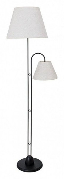 Торшер с подсветкой Arte Lamp Alea A5068PN-2BK в Лесном - lesnoy.mebel24.online | фото