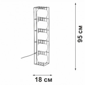 Торшер Vitaluce V3019 V3019-1/5P в Лесном - lesnoy.mebel24.online | фото 4