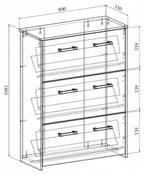 Тумба для обуви Агата АТ-1 в Лесном - lesnoy.mebel24.online | фото 4