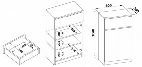 Тумба для обуви ТП-12 в Лесном - lesnoy.mebel24.online | фото 4