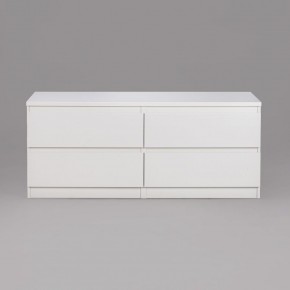Тумба КАСТОР длинная с четырьмя ящиками, цвет белый в Лесном - lesnoy.mebel24.online | фото 2