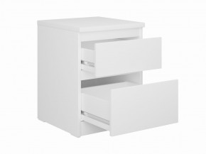 Тумба КАСТОР малая с двумя ящиками, цвет белый в Лесном - lesnoy.mebel24.online | фото 2
