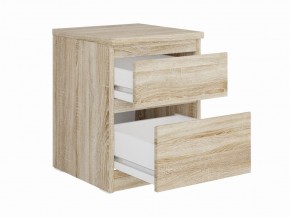 Тумба КАСТОР малая с двумя ящиками, цвет Дуб Сонома в Лесном - lesnoy.mebel24.online | фото 2