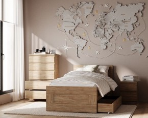Тумба КАСТОР малая с двумя ящиками, цвет Дуб Сонома в Лесном - lesnoy.mebel24.online | фото 3