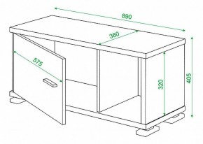 Тумба комбинированная Домино СБ-30/1 в Лесном - lesnoy.mebel24.online | фото 3
