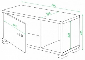 Тумба комбинированная Домино СБ-30/1 в Лесном - lesnoy.mebel24.online | фото 3