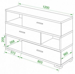 Тумба комбинированная Домино СБ-40/3-ПВК в Лесном - lesnoy.mebel24.online | фото 2