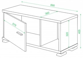 Тумба комбинированная СБ-30/1 в Лесном - lesnoy.mebel24.online | фото 2
