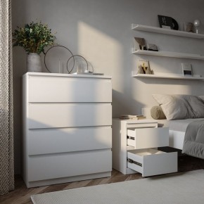 Тумба МАЛЬТА с двумя выдвижными ящиками, цвет белый в Лесном - lesnoy.mebel24.online | фото 4